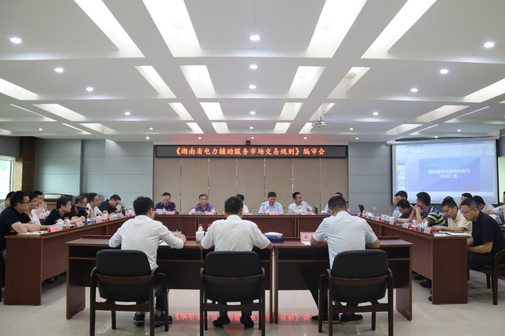 《华体会平台-华体会(中国)一站式服务平台
省电力辅助服务市场交易规则》编审会在株洲航电分公司召开